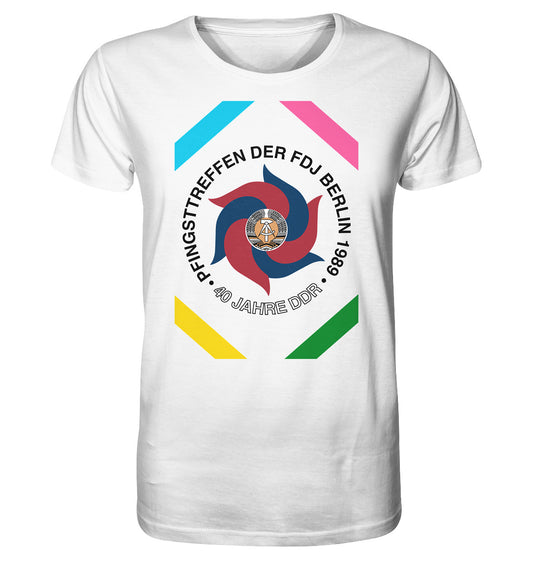 ORGANIC BIO SHIRT UNISEX• PFINGSTTREFFEN BERLIN 1989