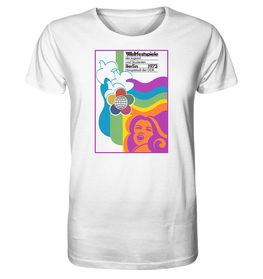 ORGANIC BIO SHIRT UNISEX • WELTFESTSPIELE BERLIN, DDR 1973