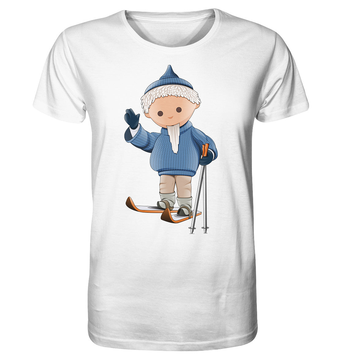ORGANIC BIO SHIRT UNISEX • UNSER SANDMÄNNCHEN - AUF SKIERN (PU 422)