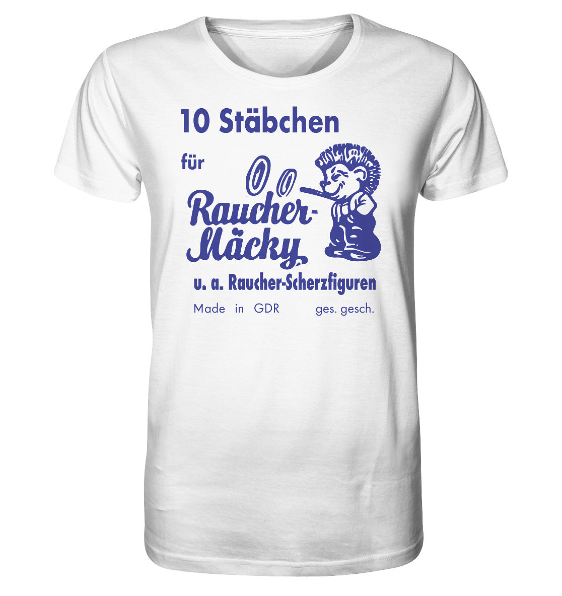ORGANIC BIO SHIRT UNISEX • RÄUCHER MÄCKY STÄBCHEN