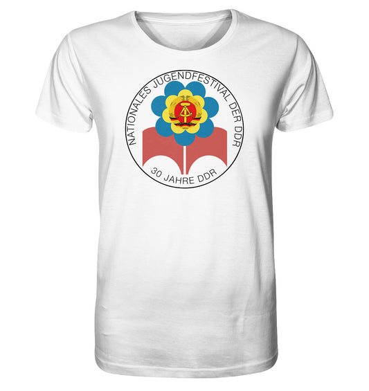 ORGANIC BIO SHIRT UNISEX • JUGENDFESTIVAL DER DDR 1979