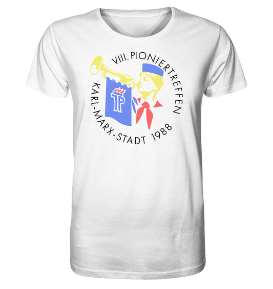 ORGANIC BIO SHIRT UNISEX • PIONIERTREFFEN KARL-MARX-STADT - HELL