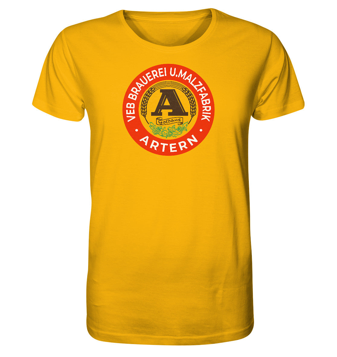 ORGANIC BIO SHIRT UNISEX • VEB BRAUEREI ARTERN GOLDAUE