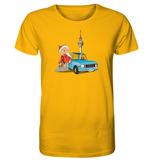 ORGANIC BIO SHIRT UNISEX • UNSER SANDMÄNNCHEN - MIT WARTBURG IN BERLIN (PU-325)