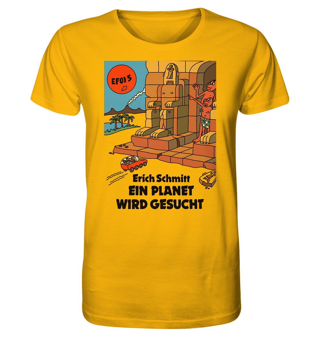 ORGANIC BIO SHIRT UNISEX • ERICH SCHMITT - EIN PLANET WIRD GESUCHT