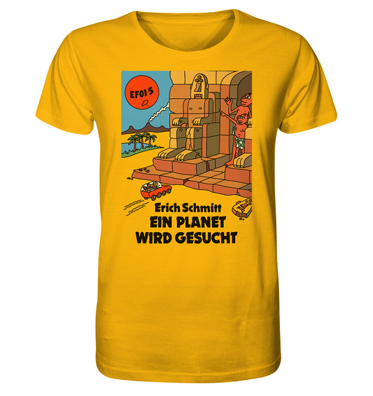 ORGANIC BIO SHIRT UNISEX • ERICH SCHMITT - EIN PLANET WIRD GESUCHT