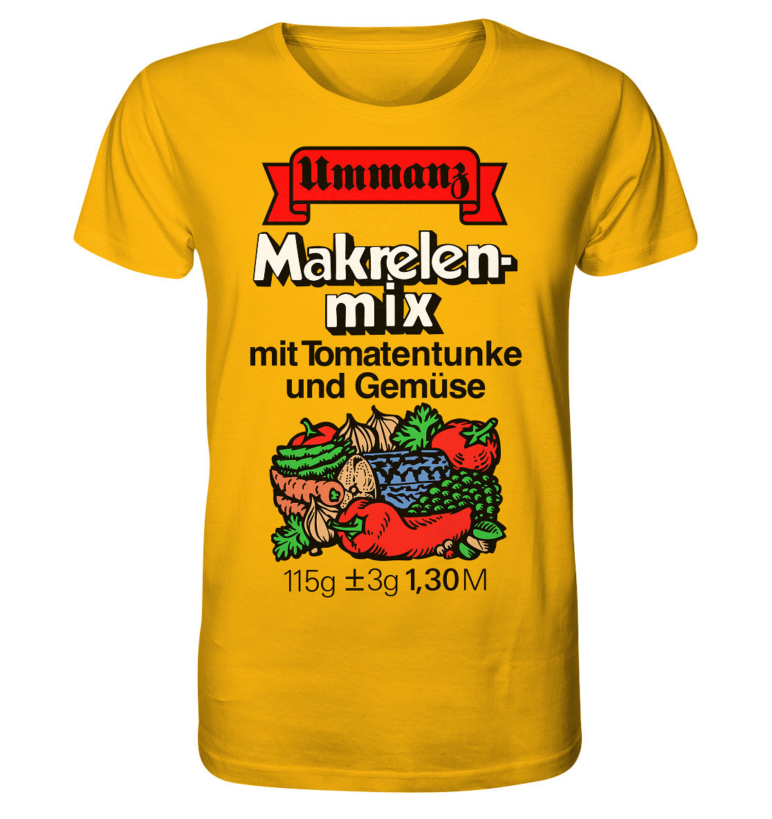 ORGANIC BIO SHIRT UNISEX • UMMANZ - MAKRELENMIX