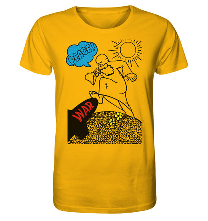 ORGANIC BIO SHIRT UNISEX • PEACE & WAR (ORIGINAL DDR-PLAKAT)