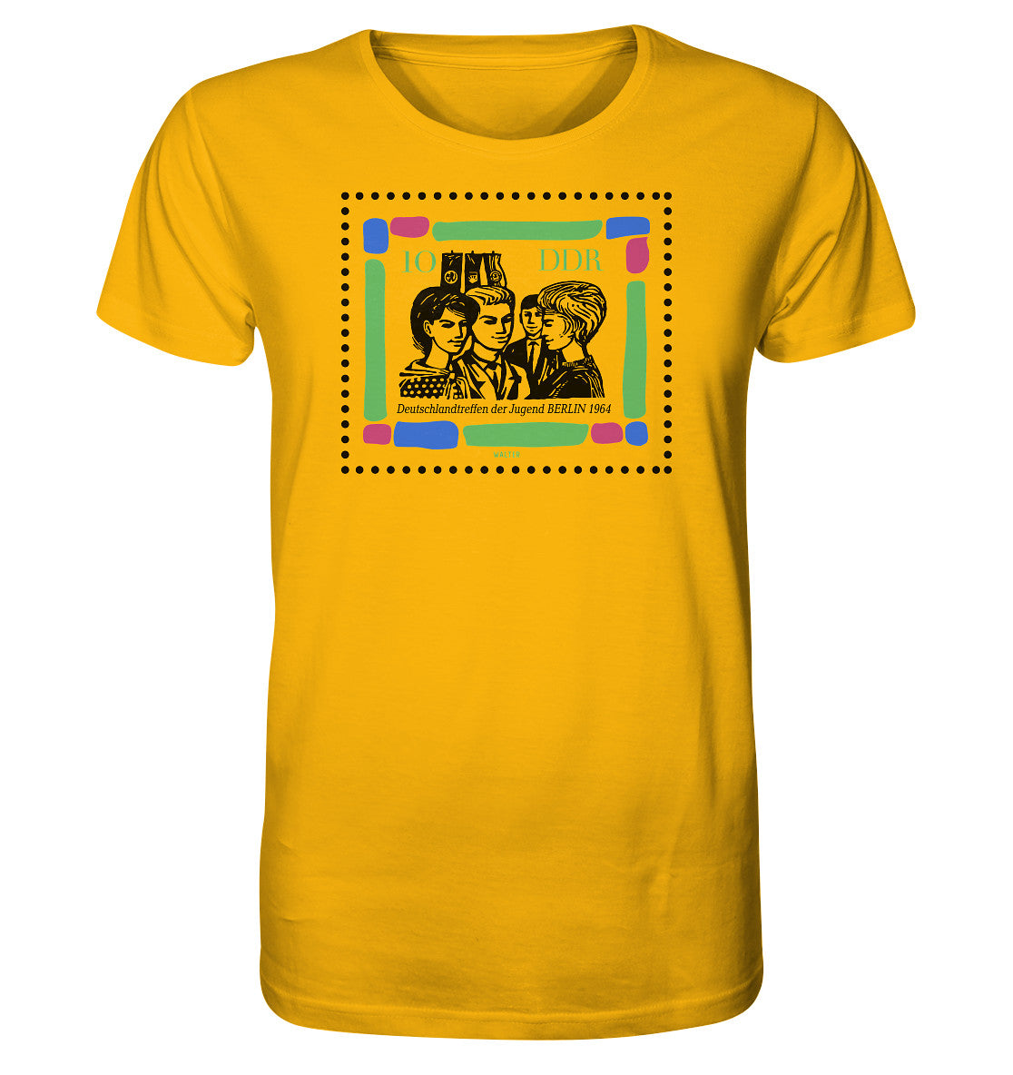 ORGANIC BIO SHIRT UNISEX • BRIEFMARKE - DEUTSCHLANDTREFFEN DER JUGEND