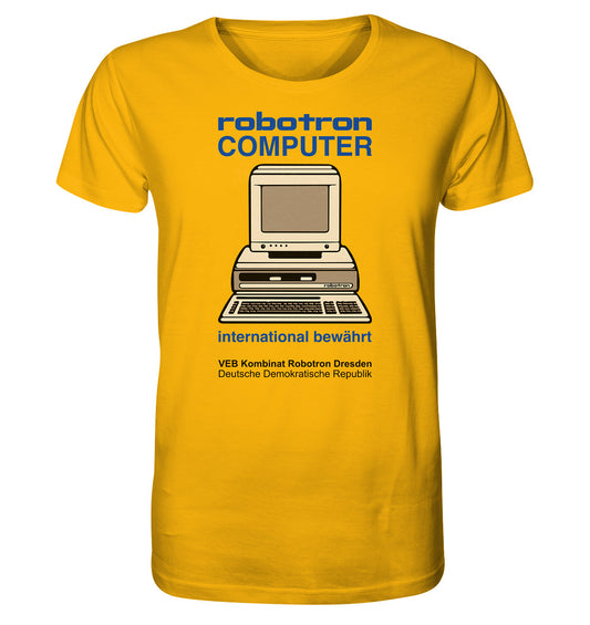 ORGANIC BIO SHIRT UNISEX • ROBOTRON COMPUTER DRESDEN