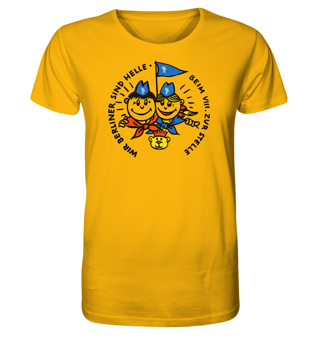 ORGANIC BIO SHIRT UNISEX • 8. PIONIERTREFFEN BERLIN