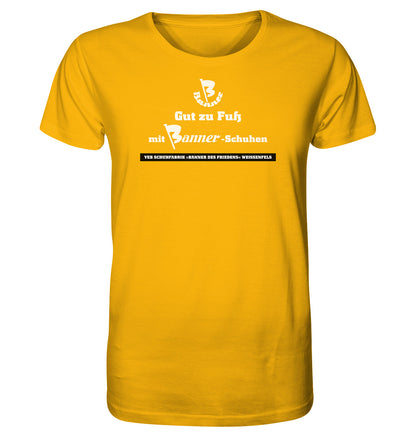 ORGANIC BIO SHIRT UNISEX • BANNER-SCHUHE - GUT ZU FUSS