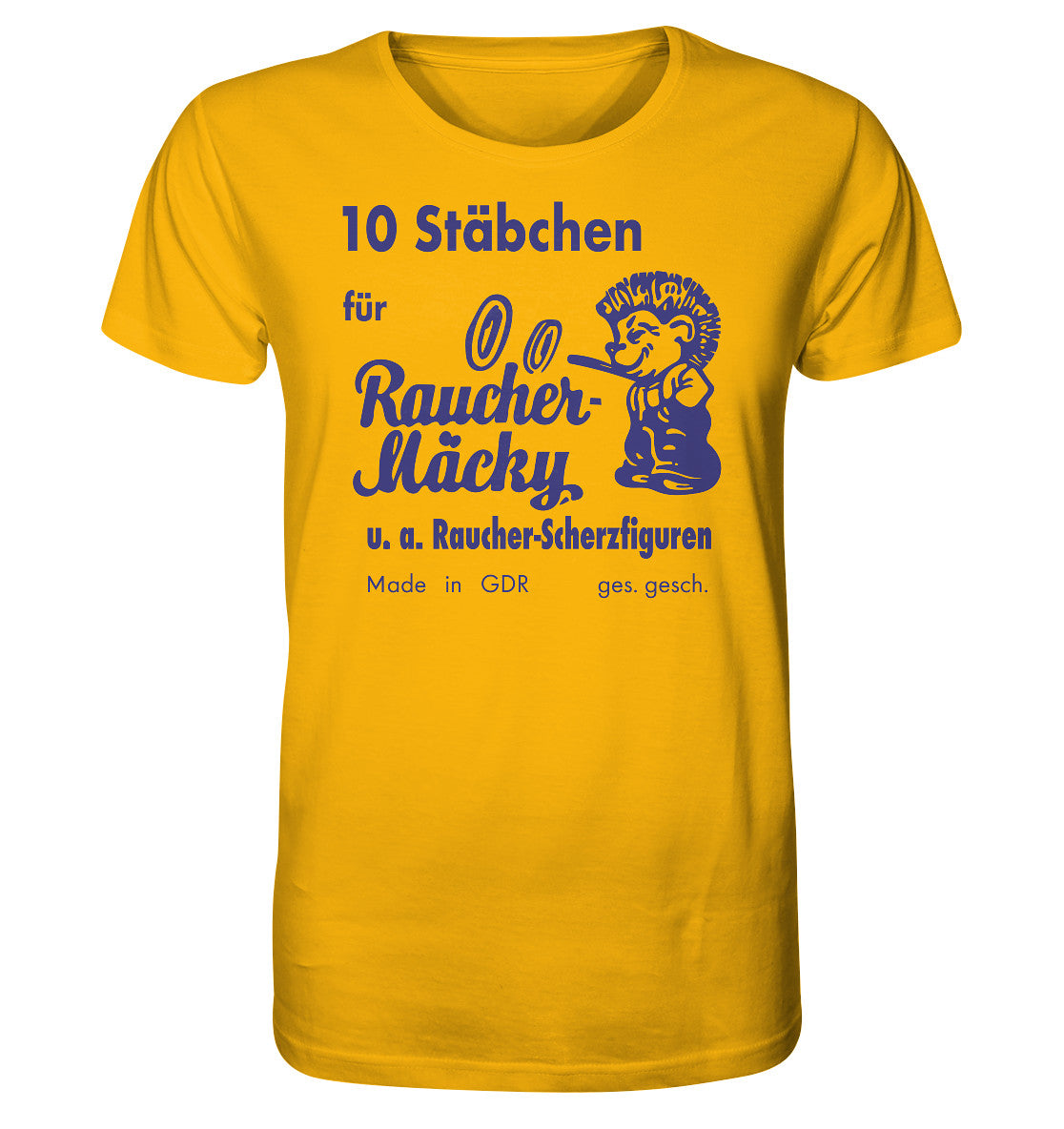ORGANIC BIO SHIRT UNISEX • RÄUCHER MÄCKY STÄBCHEN