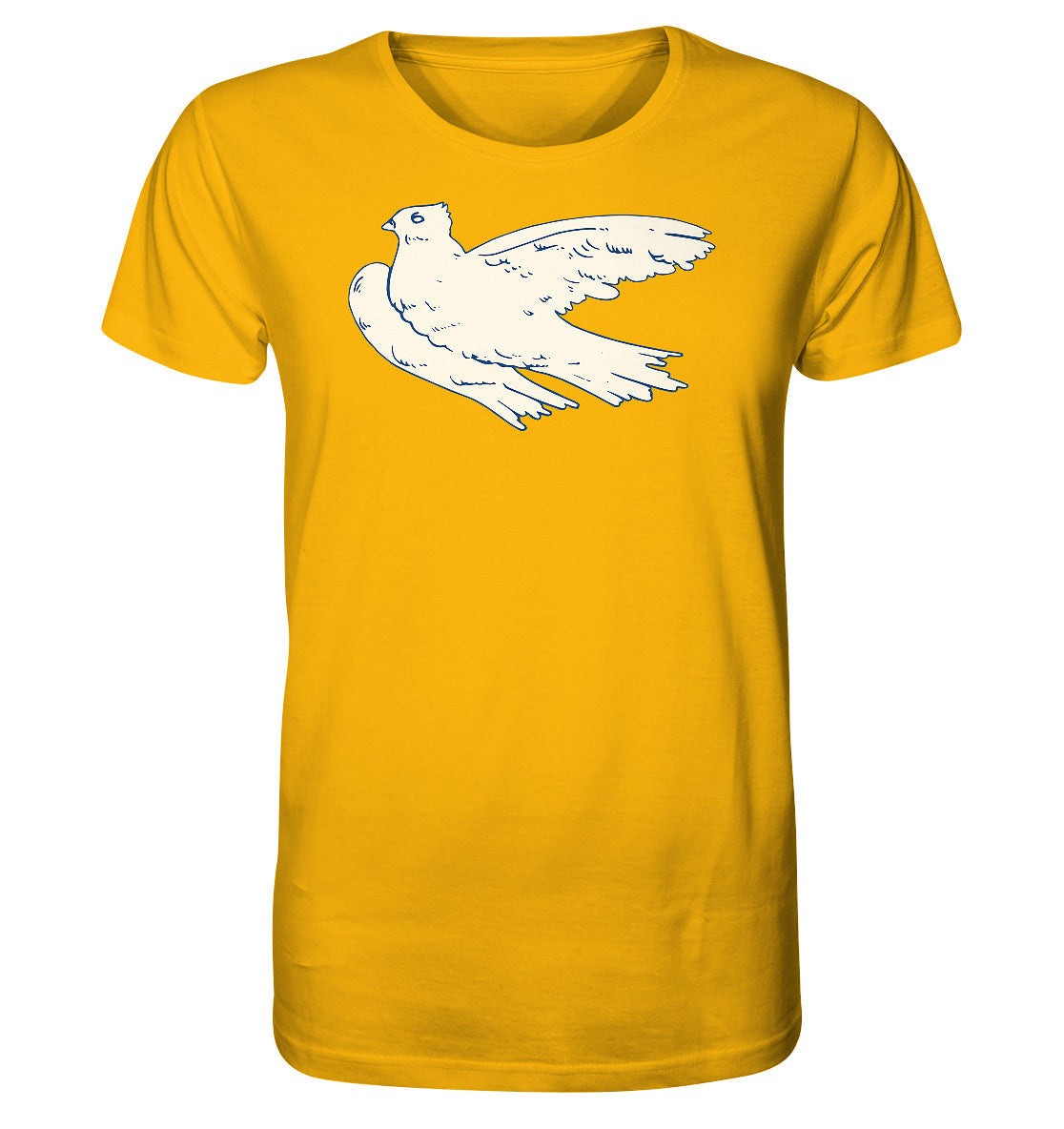 ORGANIC BIO SHIRT UNISEX • DDR - KLEINE WEISSE FRIEDENSTAUBE