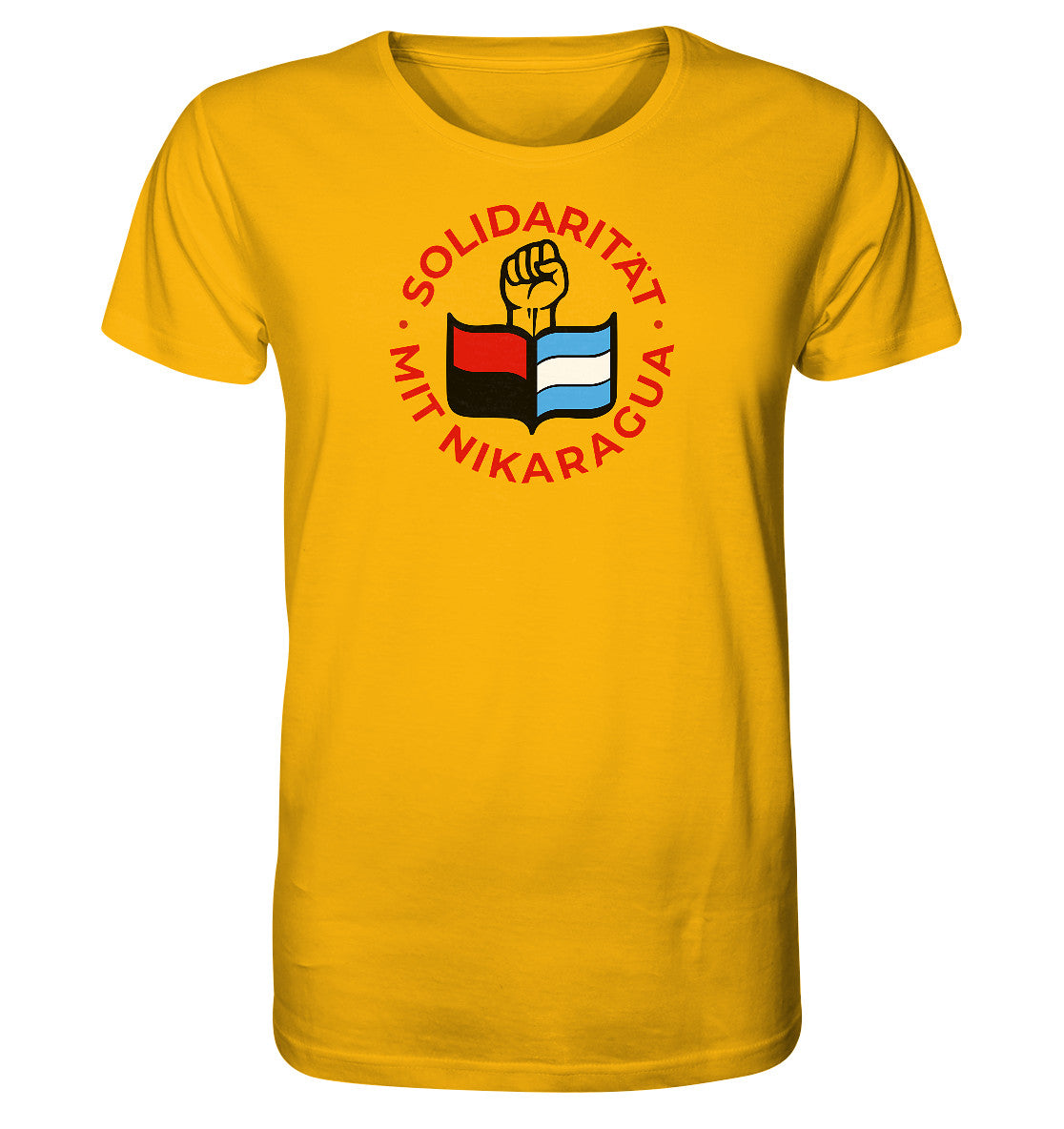 ORGANIC BIO SHIRT UNISEX • SOLIDARITÄT MIT NIKARAGUA