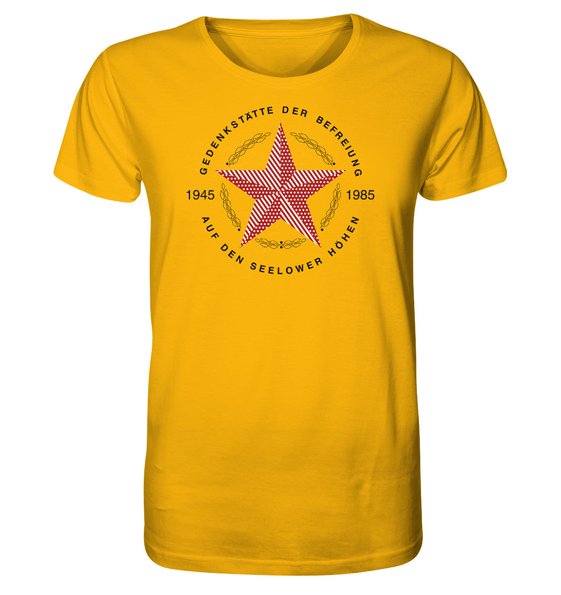 ORGANIC BIO SHIRT UNISEX • GEDENKSTÄTTE SEELOWER HÖHEN