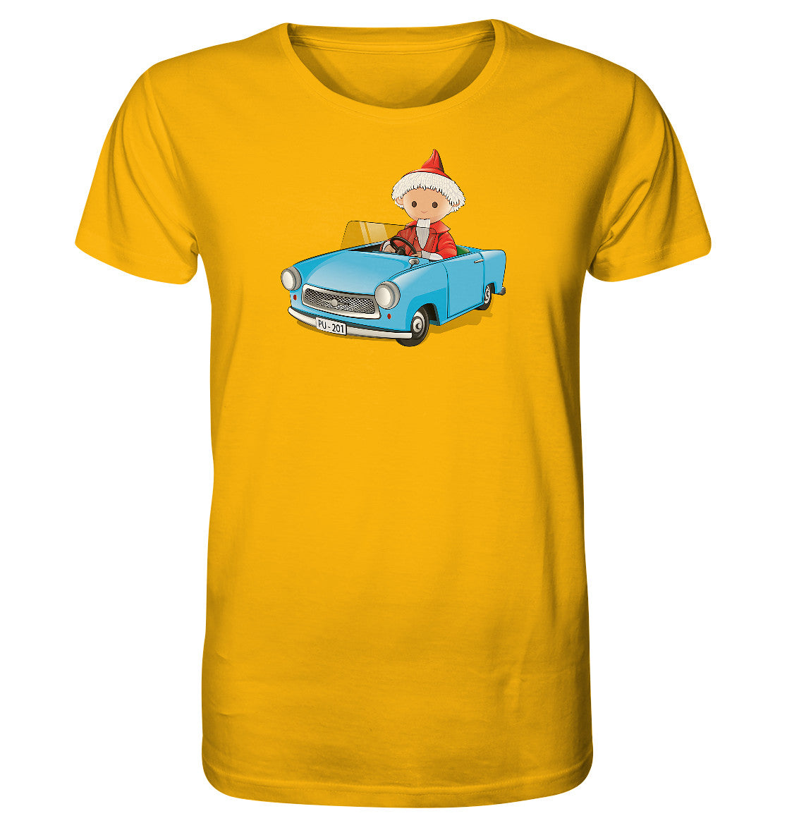 ORGANIC BIO SHIRT UNISEX • UNSER SANDMÄNNCHEN - TRABI-CRUISER (PU-201)