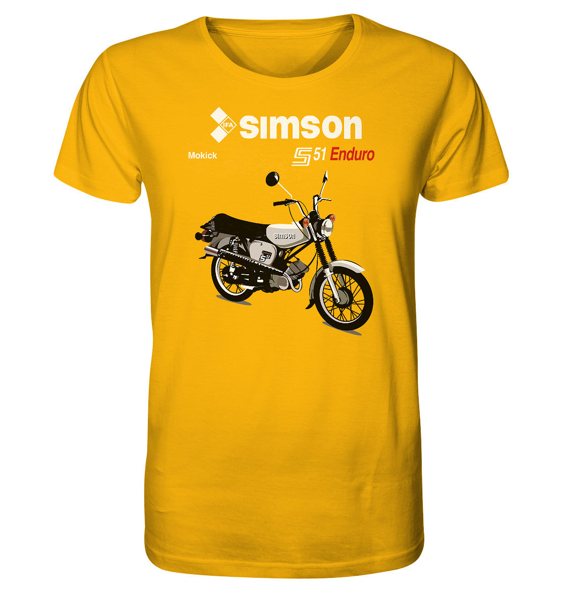 ORGANIC BIO SHIRT UNISEX • SIMSON ENDURO - ORIGINAL PROSPEKT
