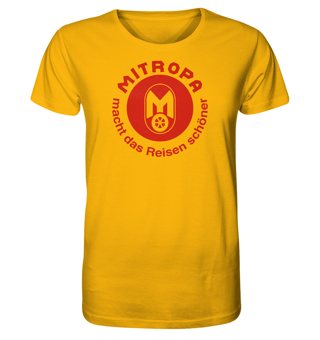 ORGANIC BIO SHIRT UNISEX • MITROPA MACHT DAS REISEN SCHÖNER - dunkel