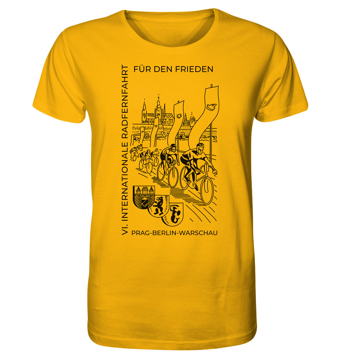 ORGANIC BIO SHIRT UNISEX • 6. INTERNATIONALE FRIEDENSFAHRT