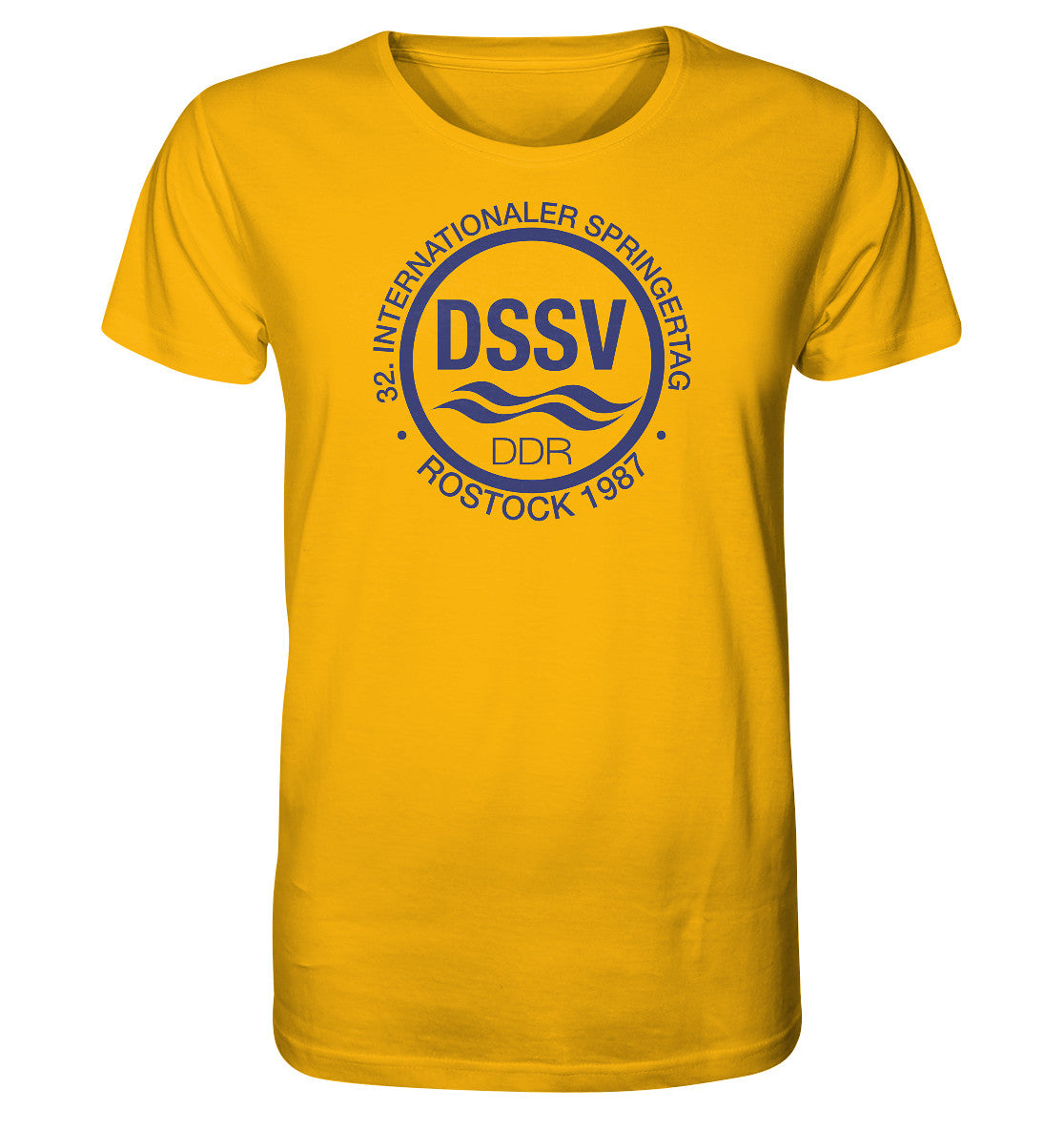 ORGANIC BIO SHIRT UNISEX • INTERNATIONALER SPRINGERTAG - ROSTOCK 1987 - hell