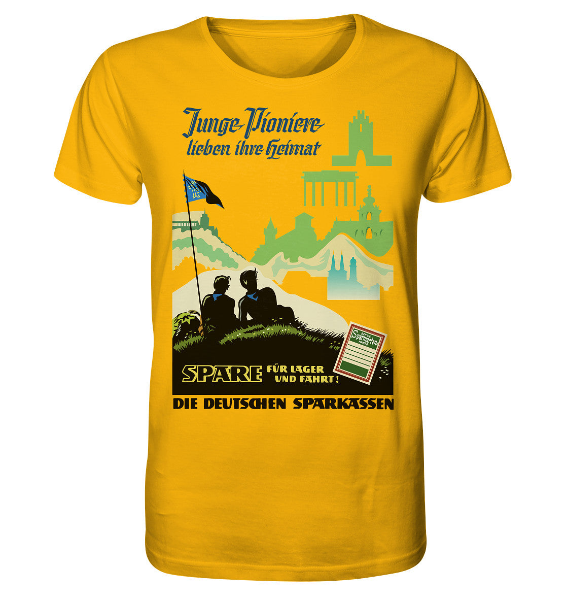ORGANIC BIO SHIRT UNISEX • JUNGE PIONIERE LIEBEN IHRE HEIMAT
