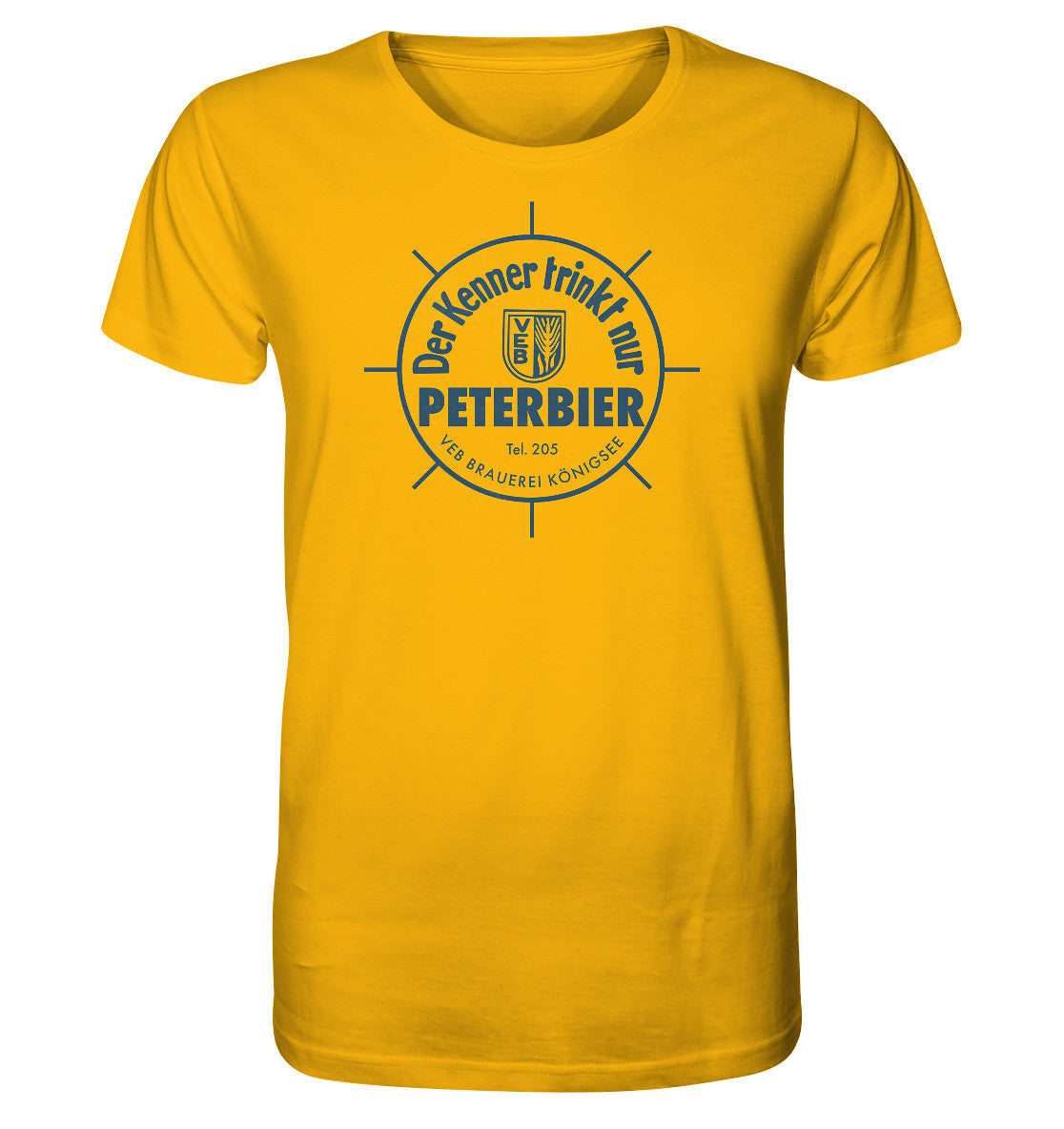 ORGANIC BIO SHIRT UNISEX • PETERBIER - VEB BRAUEREI KÖNIGSEE
