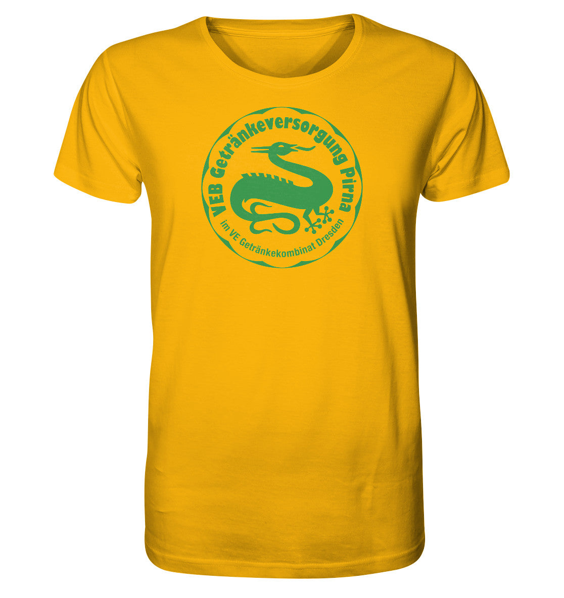 ORGANIC BIO SHIRT UNISEX • VEB GETRÄNKEVERSORGUNG PIRNA, KOMBINAT DRESDEN