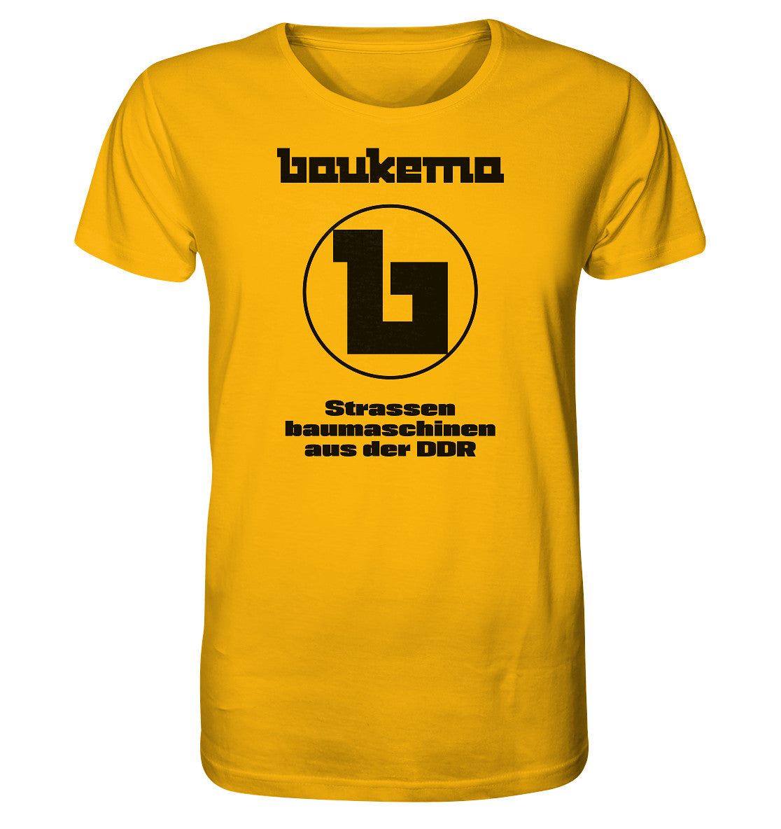ORGANIC BIO SHIRT UNISEX • BAUKEMA STRASSENBAUMASCHINEN - hell
