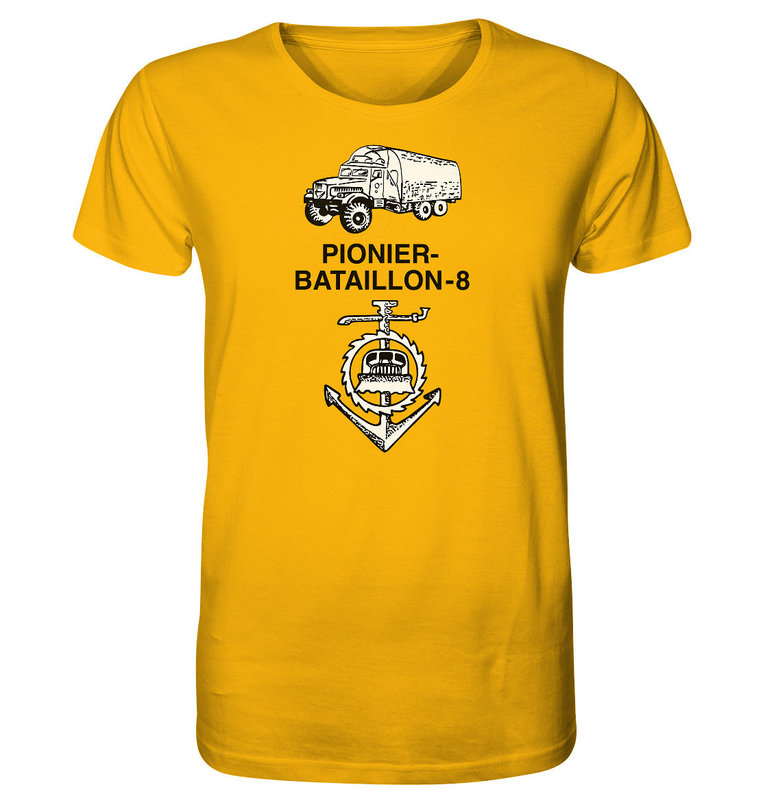 ORGANIC BIO SHIRT UNISEX • NVA PIONIERBATAILLON 8