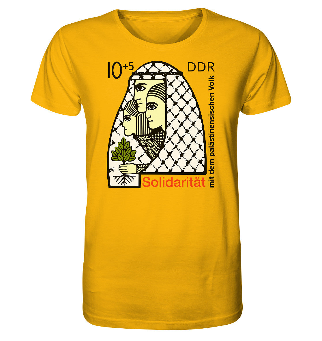 ORGANIC BIO SHIRT UNISEX • SOLIDARITÄT MIT DEM PALÄSTINENSISCHEN VOLK