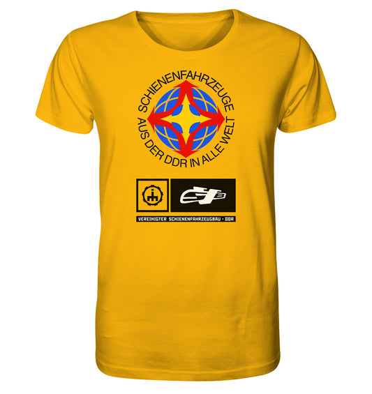 ORGANIC BIO SHIRT UNISEX • VEREINIGTER SCHIENENFAHRZEUGBAU DDR