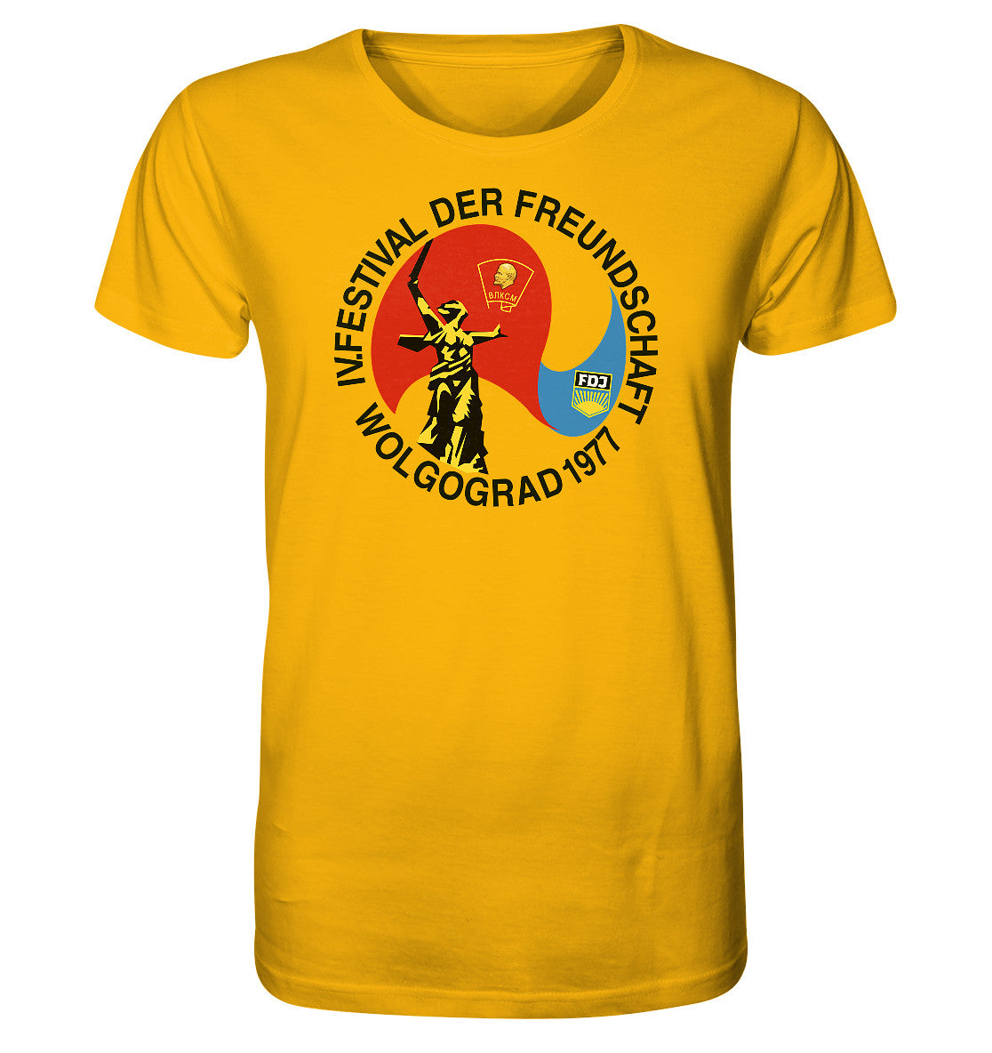 ORGANIC BIO SHIRT UNISEX • FESTIVAL DER FREUNDSCHAFT - WOLGOGRAD 1977