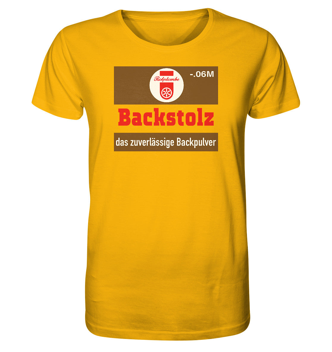 ORGANIC BIO SHIRT UNISEX • BACKSTOLZ BACKPULVER