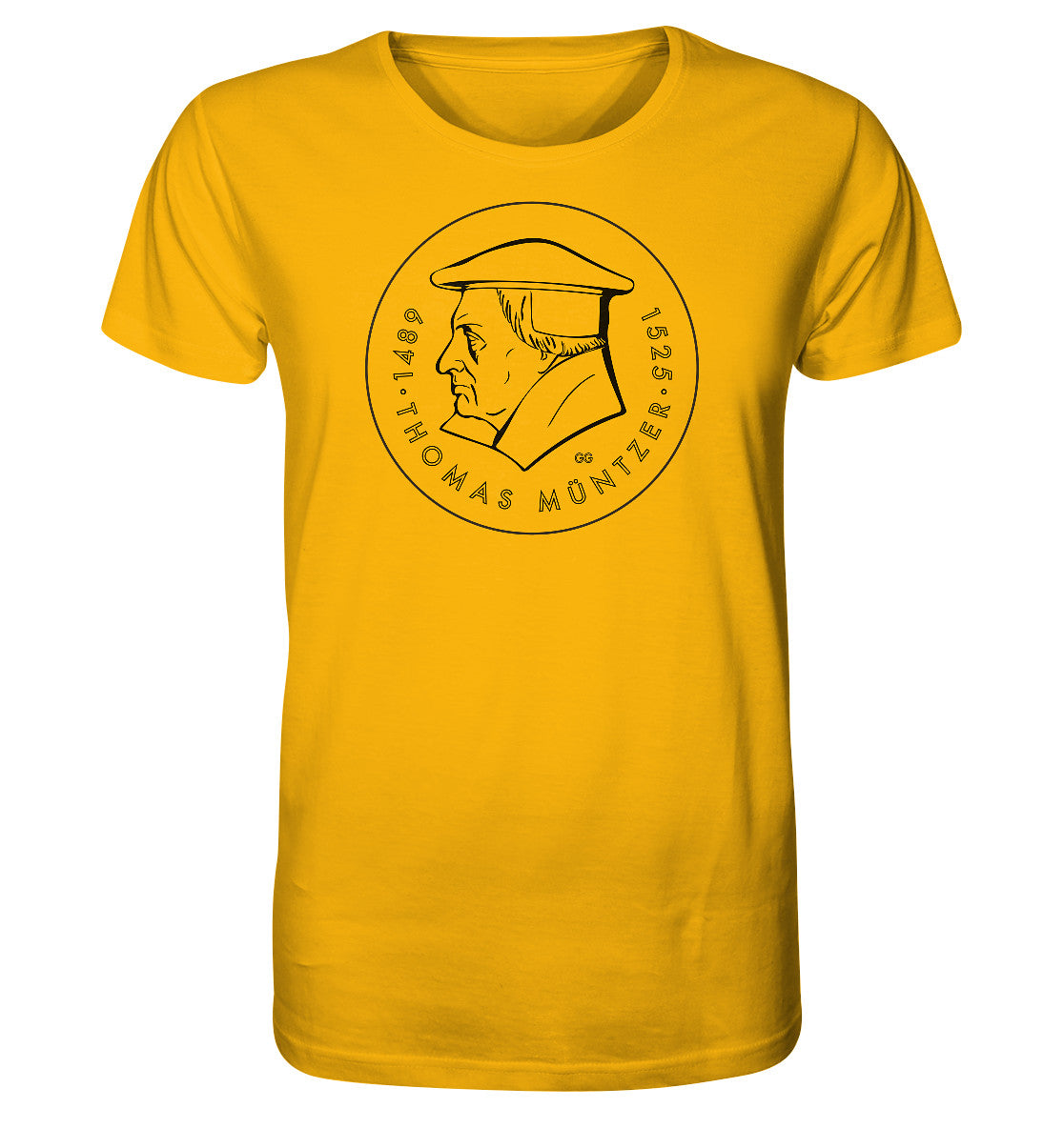 ORGANIC BIO SHIRT UNISEX • THOMAS MÜNTZER - DDR MÜNZE