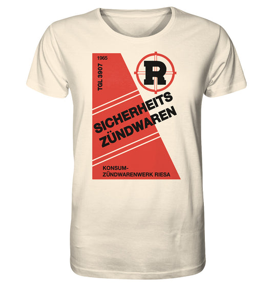ORGANIC BIO SHIRT UNISEX • RIESA SICHERHEITSZÜNDWAREN