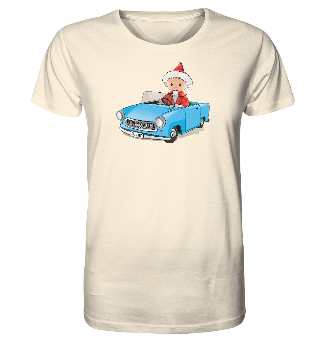 ORGANIC BIO SHIRT UNISEX • UNSER SANDMÄNNCHEN - TRABI-CRUISER (PU-201)