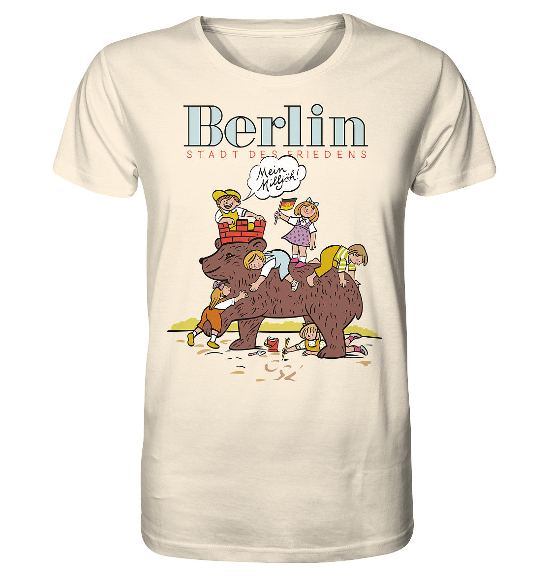 ORGANIC BIO SHIRT UNISEX • BERLIN - STADT DES FRIEDENS - 1987