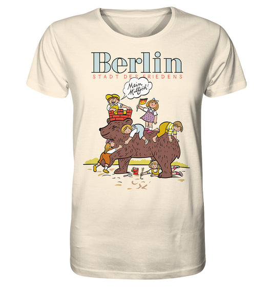 ORGANIC BIO SHIRT UNISEX • BERLIN - STADT DES FRIEDENS - 1987