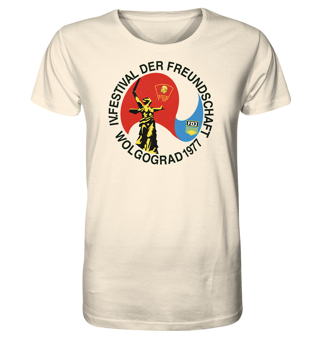 ORGANIC BIO SHIRT UNISEX • FESTIVAL DER FREUNDSCHAFT - WOLGOGRAD 1977