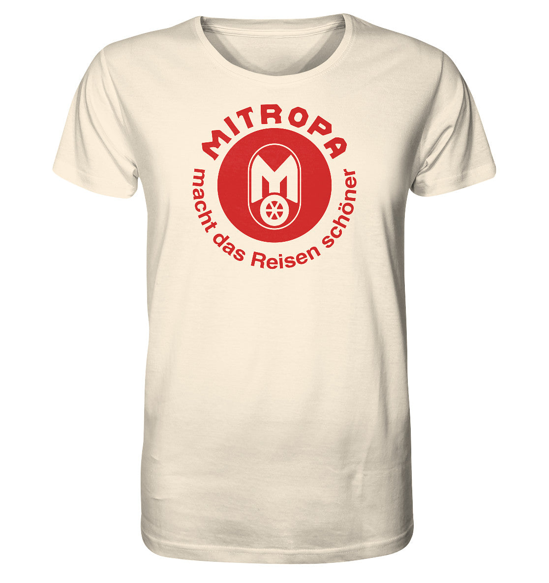 ORGANIC BIO SHIRT UNISEX • MITROPA MACHT DAS REISEN SCHÖNER - dunkel