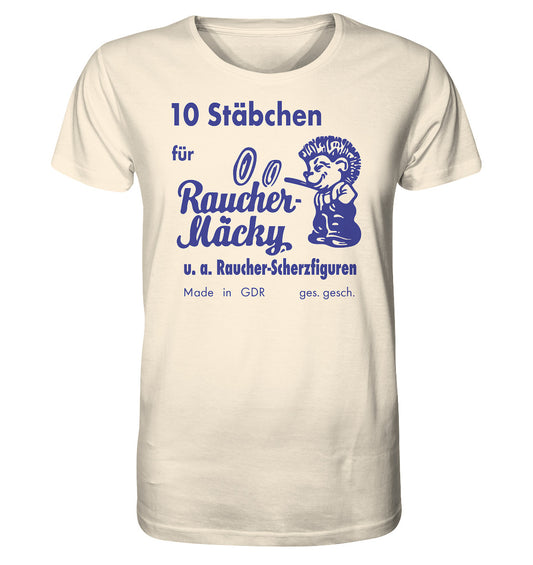 ORGANIC BIO SHIRT UNISEX • RÄUCHER MÄCKY STÄBCHEN
