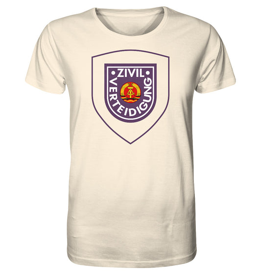 ORGANIC BIO SHIRT UNISEX •  DDR ZIVILVERTEIDIGUNG