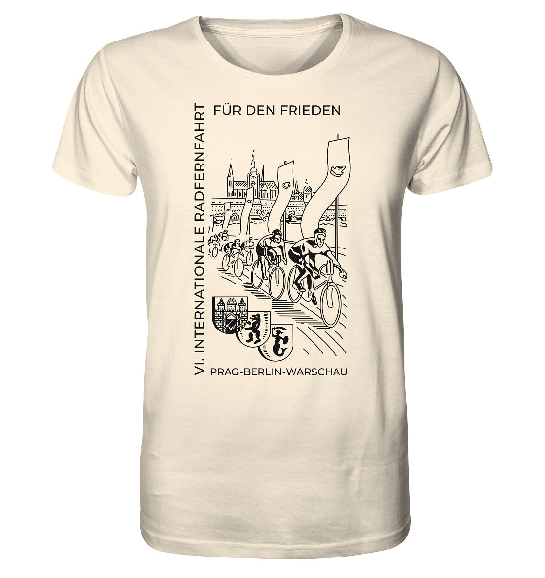 ORGANIC BIO SHIRT UNISEX • 6. INTERNATIONALE FRIEDENSFAHRT