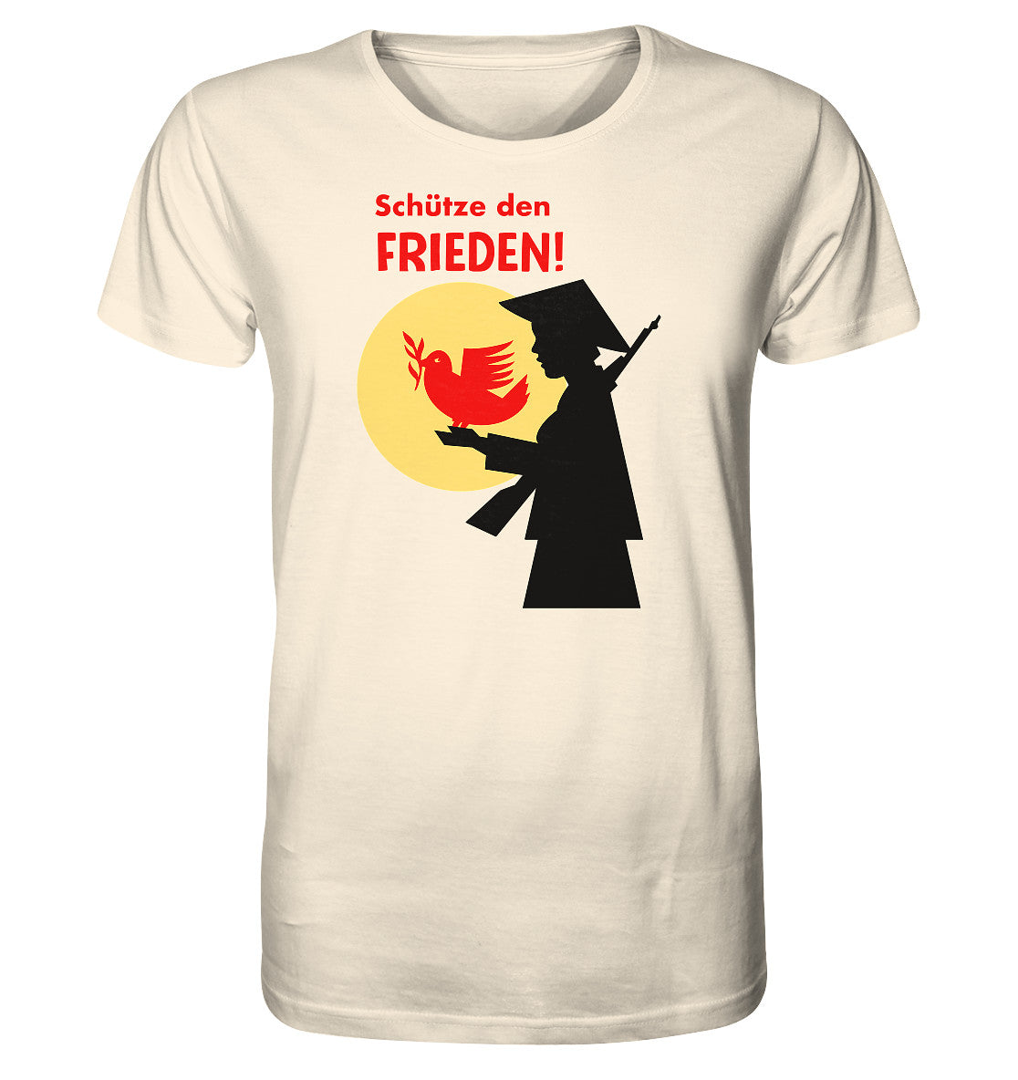 ORGANIC BIO SHIRT UNISEX • SCHÜTZE DEN FRIEDEN! SOLIDARITÄT MIT VIETNAM