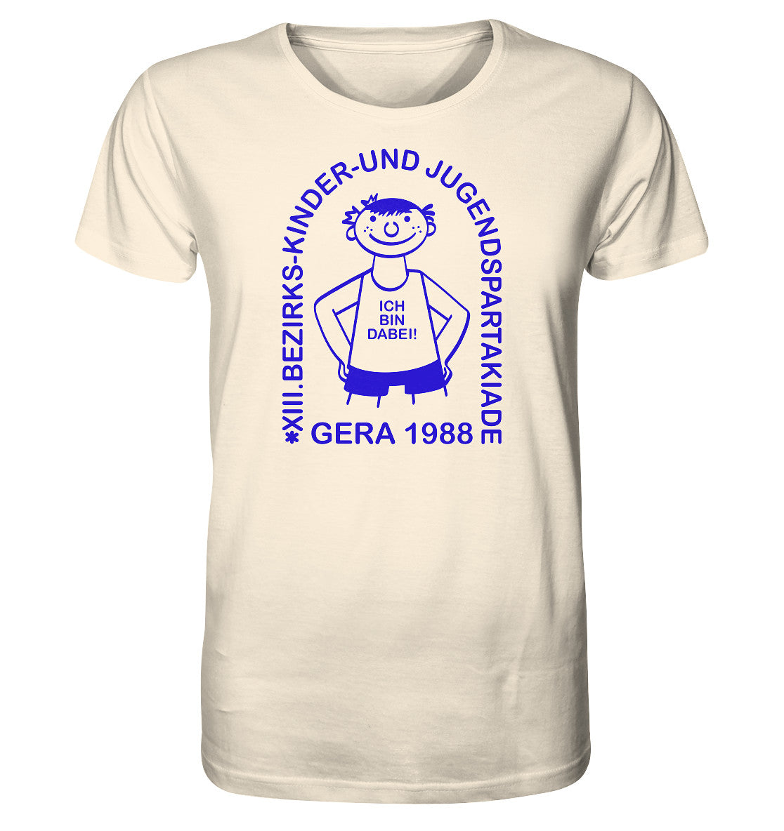 ORGANIC BIO SHIRT UNISEX • JUGENDSPARTAKIADE - GERA 1988