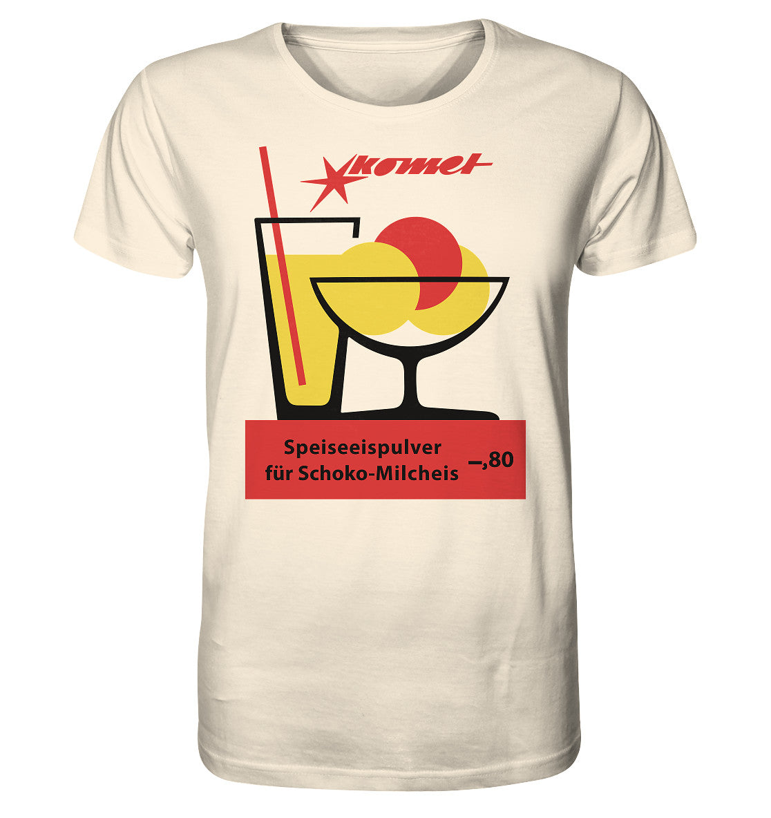 ORGANIC BIO SHIRT UNISEX • KOMET SPEISEEISPULVER