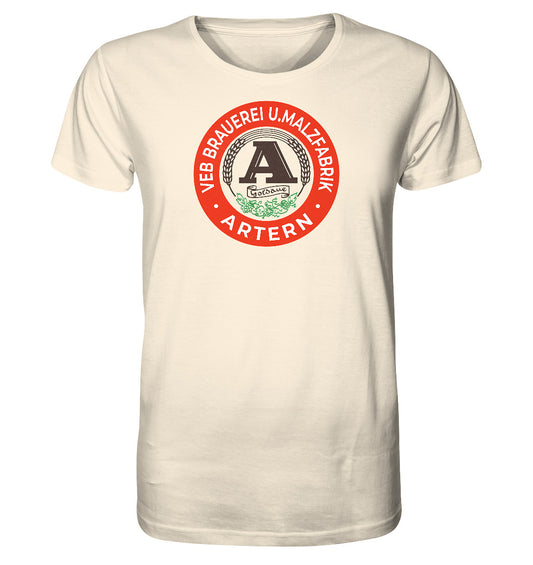ORGANIC BIO SHIRT UNISEX • VEB BRAUEREI ARTERN GOLDAUE