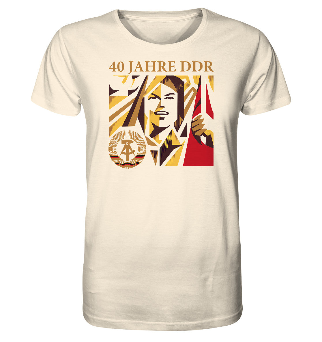 ORGANIC BIO SHIRT UNISEX • 40 JAHRE DDR - BRIEFMARKE