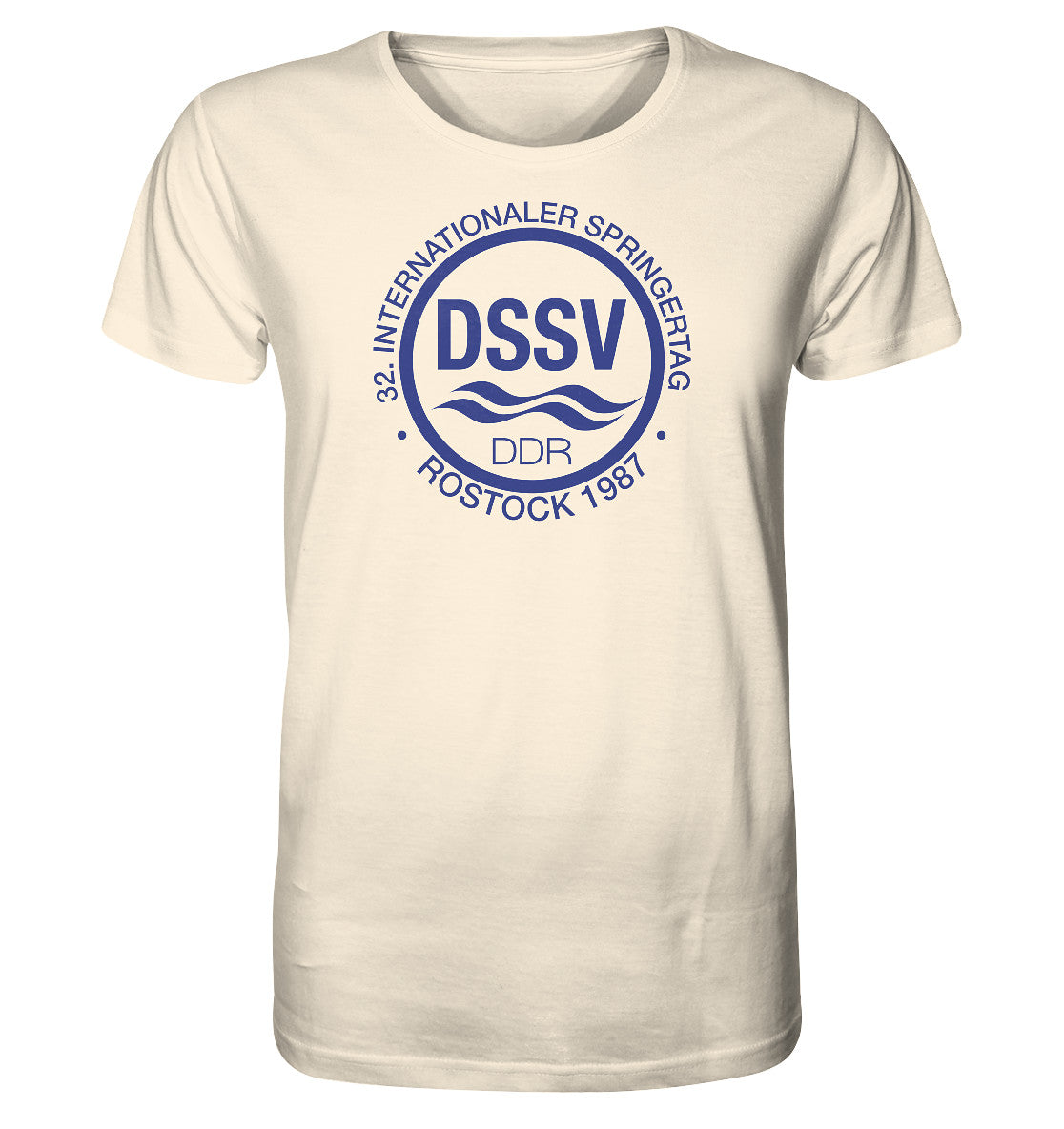 ORGANIC BIO SHIRT UNISEX • INTERNATIONALER SPRINGERTAG - ROSTOCK 1987 - hell